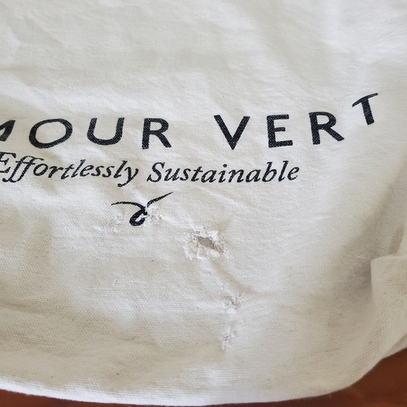 🛍 Amour Vert Small Cotton Tote Bag - Picture 4 of 5